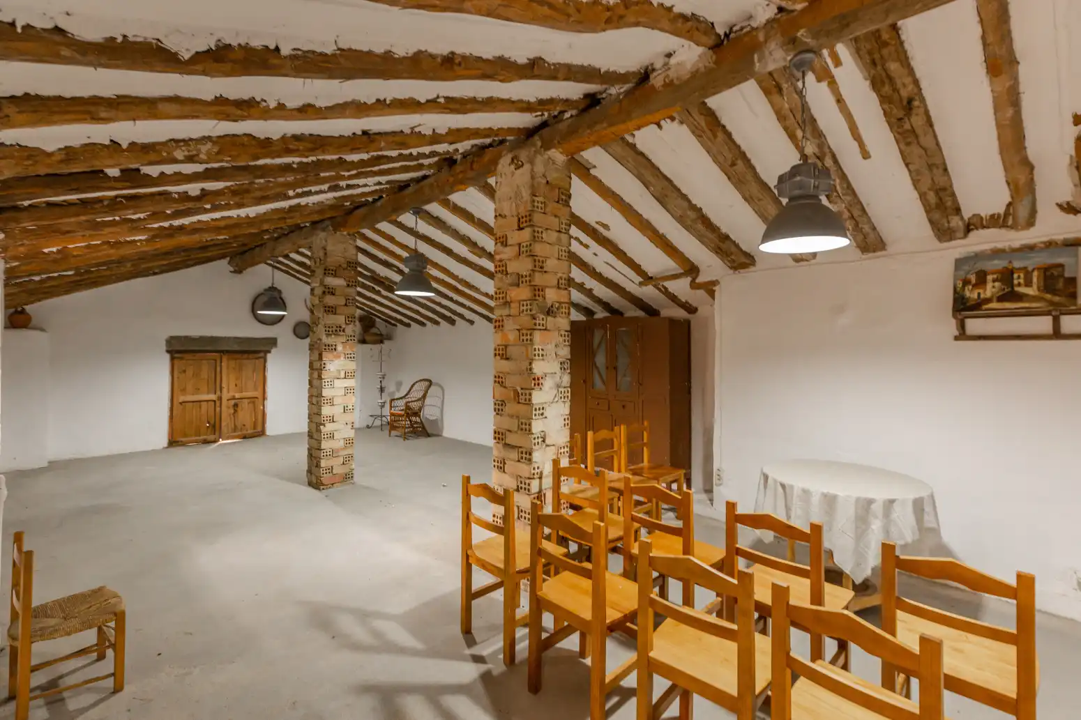 Comedor de Casa o chalet en venta en Allo con Calefacción, Jardín privado y Trastero