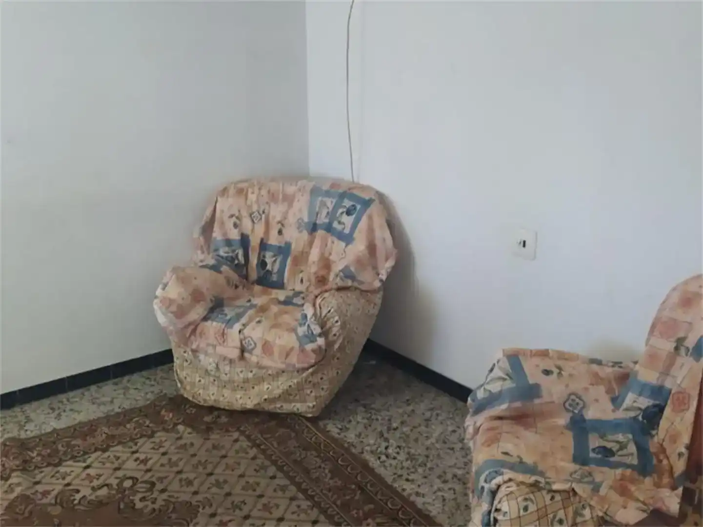 Sala de estar de Casa adosada en venta en A Gudiña  con Amueblado