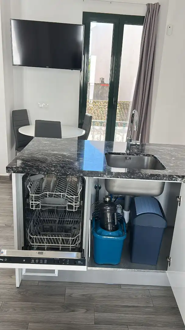 Küche von Wohnung zur Miete in Estepona mit Klimaanlage, Möbliert und Internet