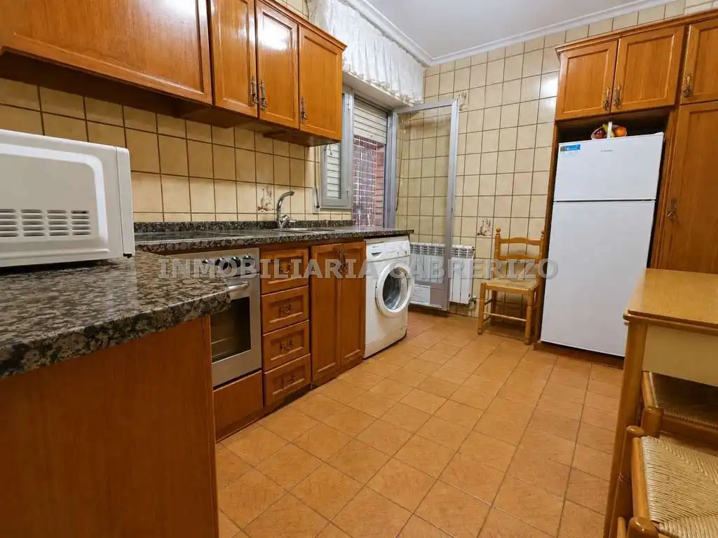 Kitchen of Flat for sale in Entrena  with Heating, Terrace and Storage room
