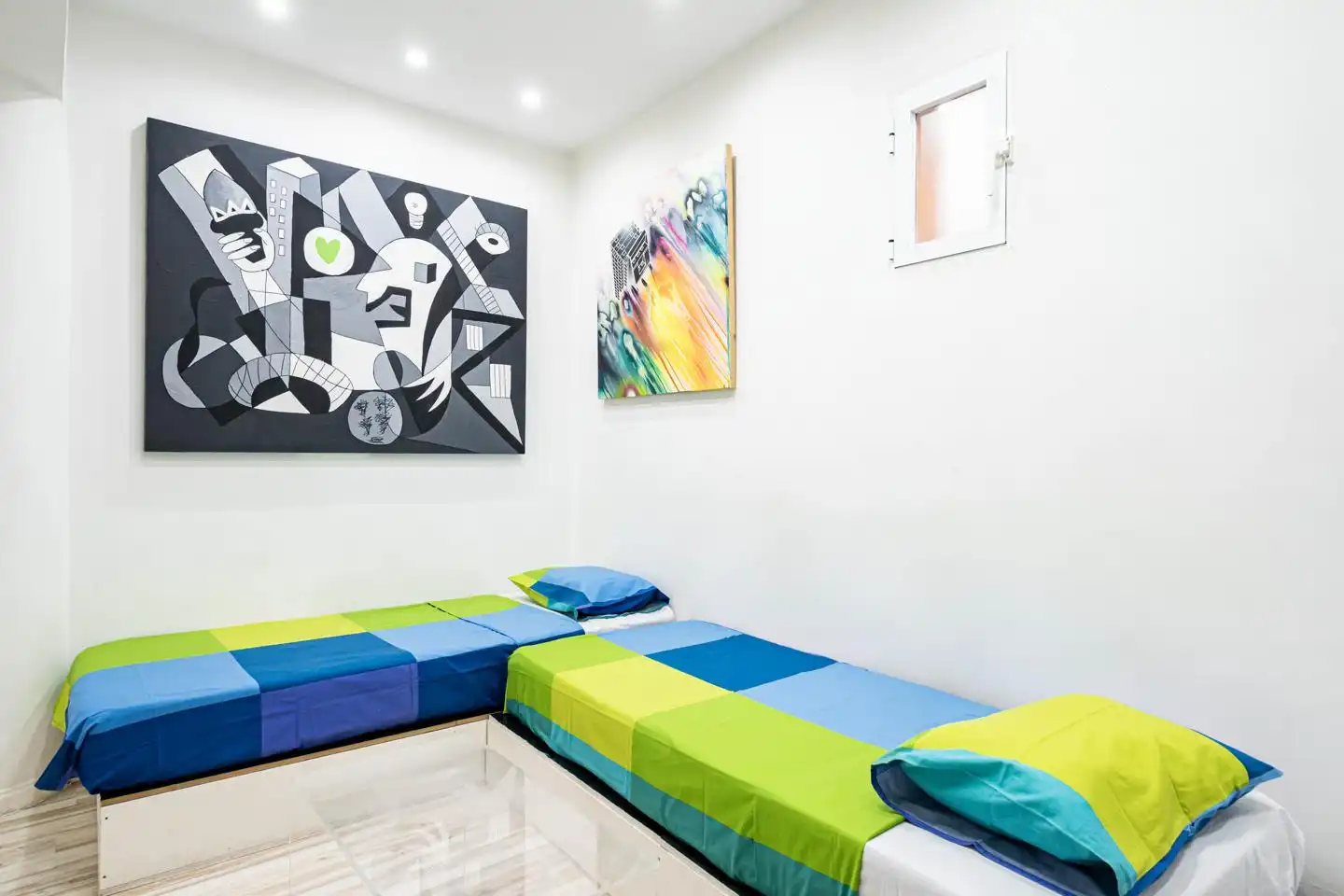 Bedroom of Ground floor for rent in Madrid  with Air Conditioner, Furnished and Internet