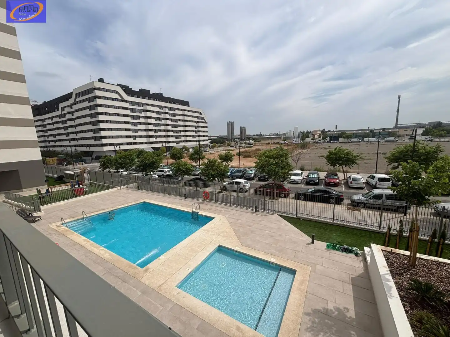 Schwimmbecken von Wohnung zur Miete in Quart de Poblet mit Parkett, Terrasse und Abstellraum