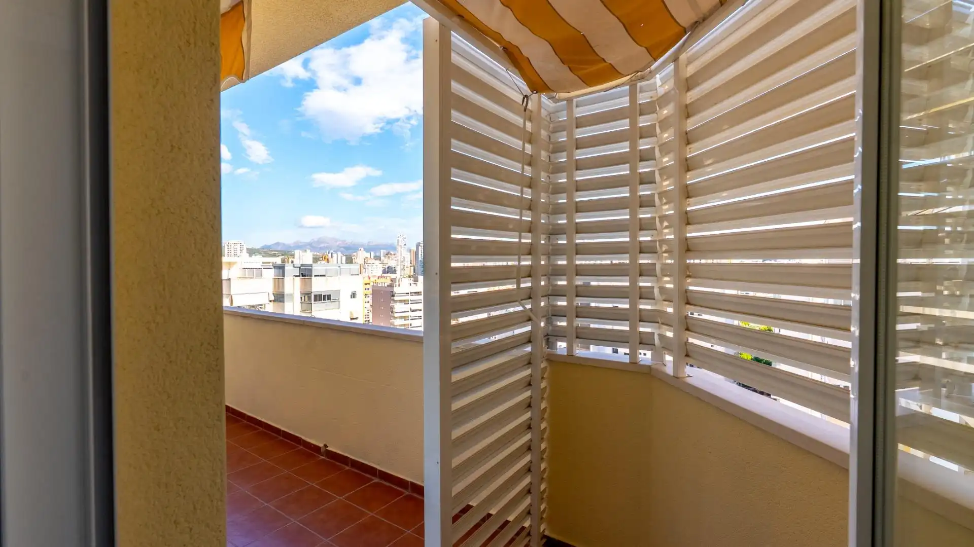 Balcony of Attic for rent in Villajoyosa / La Vila Joiosa  with Air Conditioner, Heating and Private garden