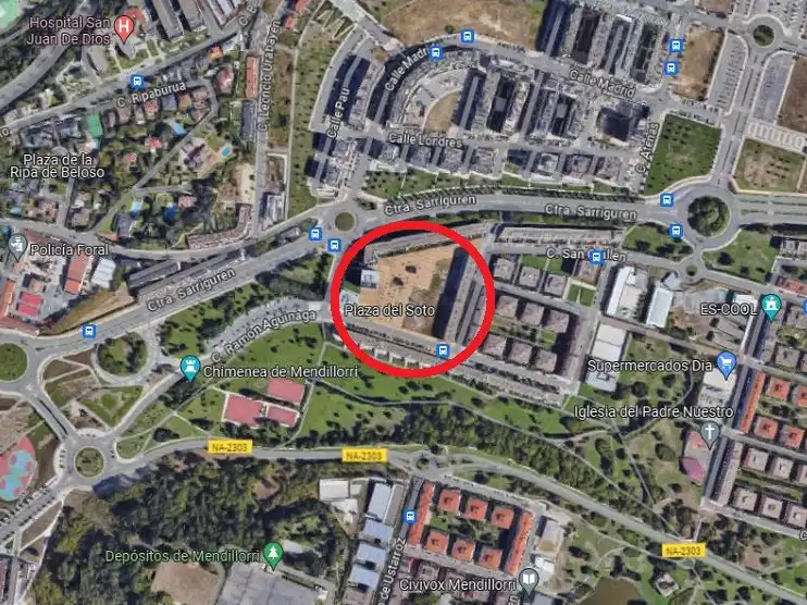 Vista exterior de Terreno industrial en venta en  Pamplona / Iruña