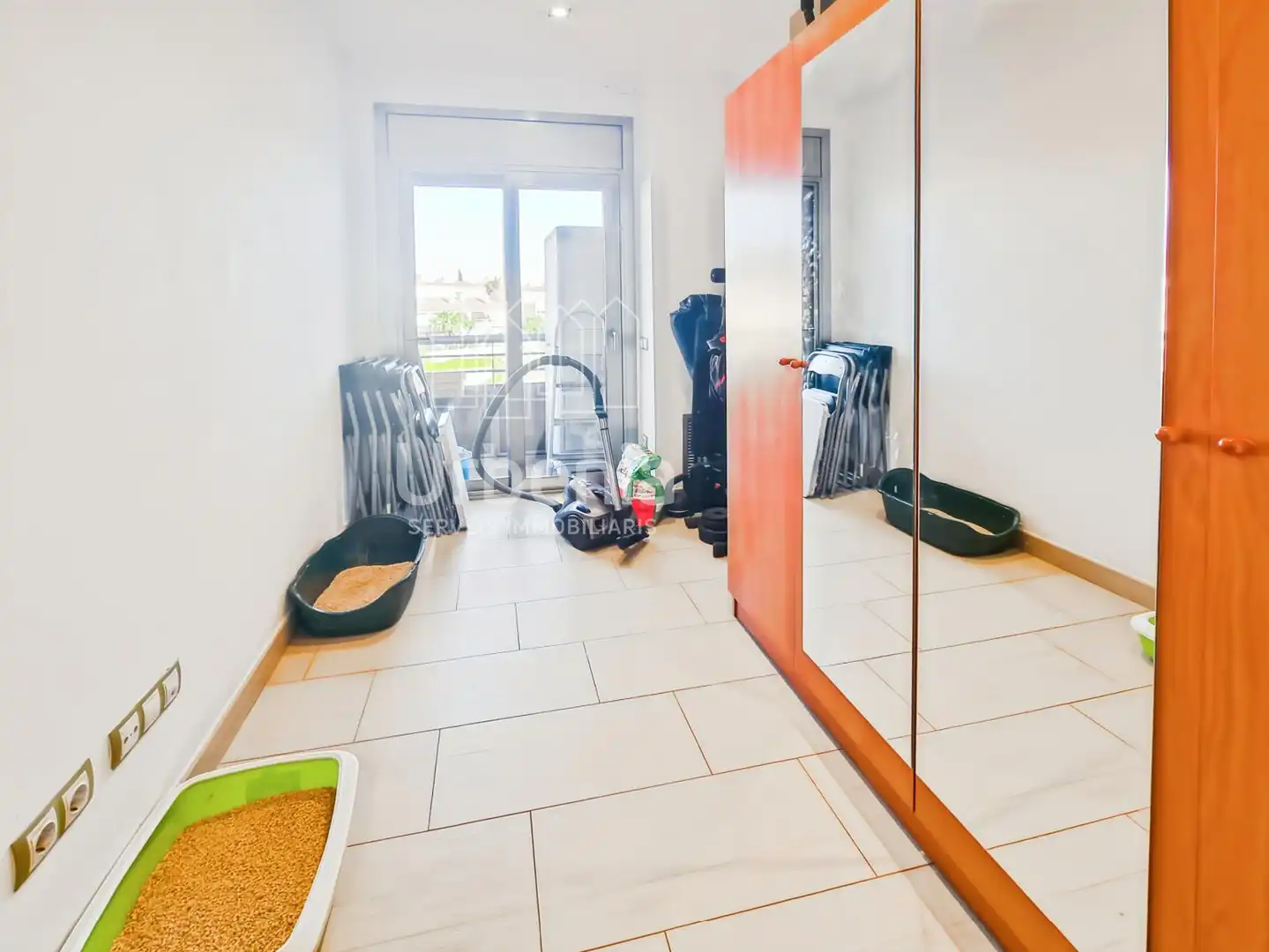 Terrasse von Wohnung zum Verkauf in Mataró mit Klimaanlage, Terrasse und Abstellraum