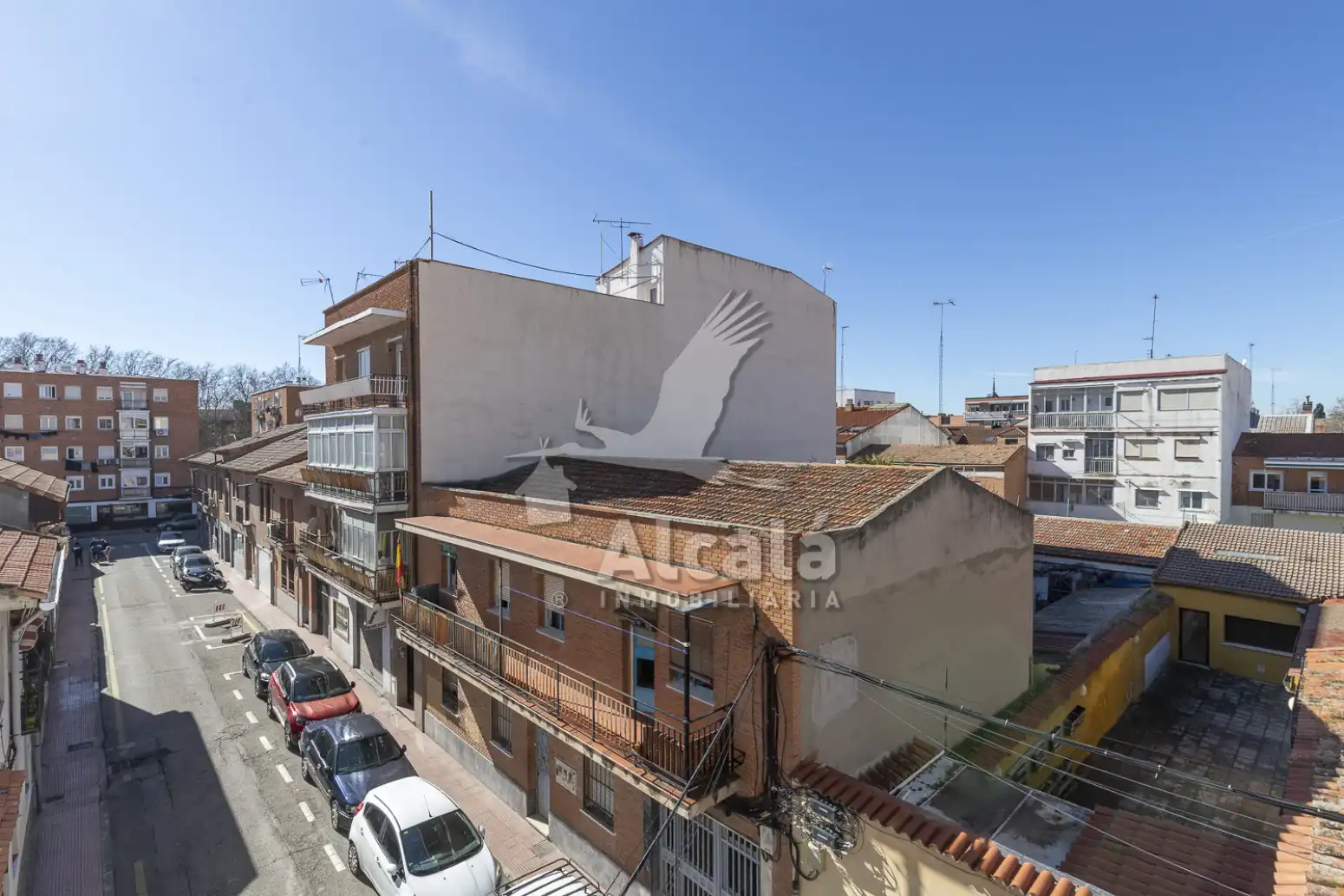 Vista exterior de Piso en venta en Alcalá de Henares con Calefacción y Terraza