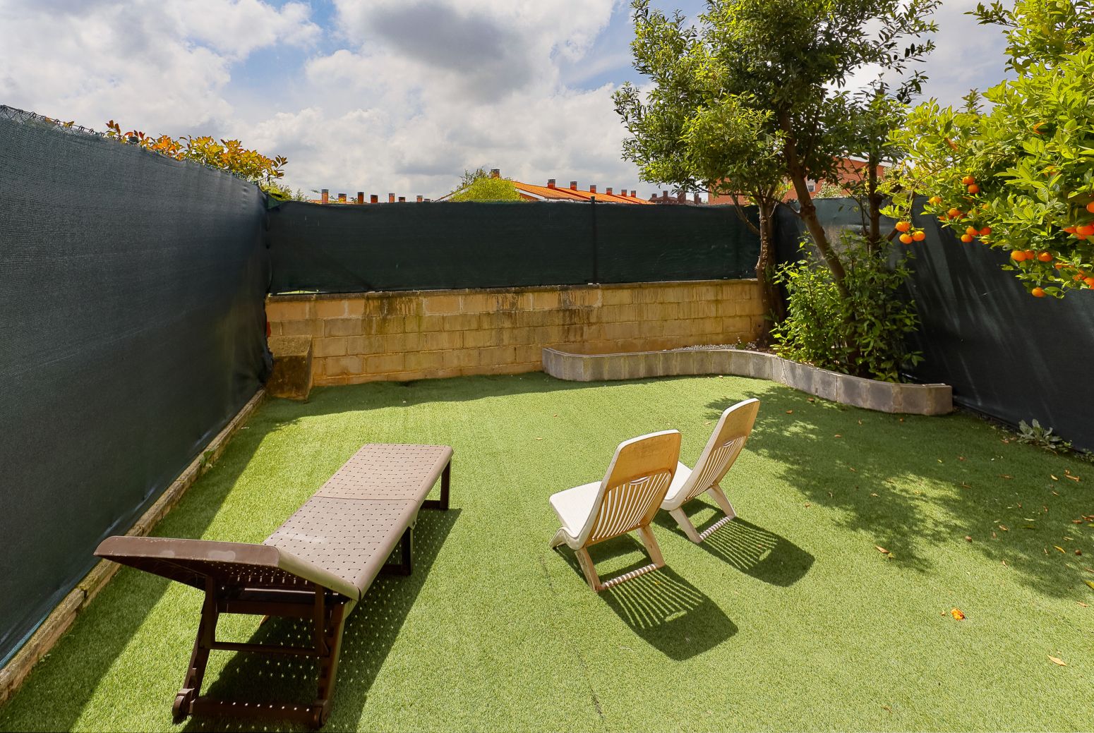 Terrace of Single-family semi-detached for sale in Llanera  with Heating, Parquet flooring and Terrace