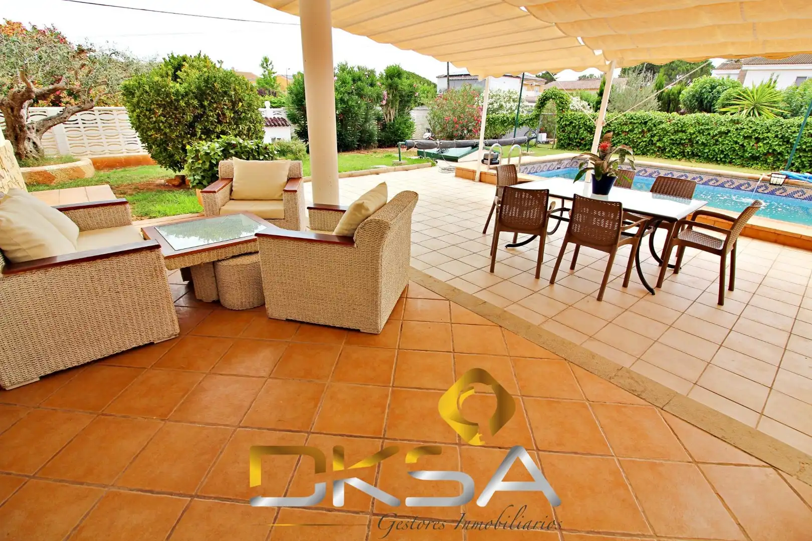 Terrace of Houses for sale in Castellón de la Plana / Castelló de la Plana  with Air Conditioner, Heating and Private garden