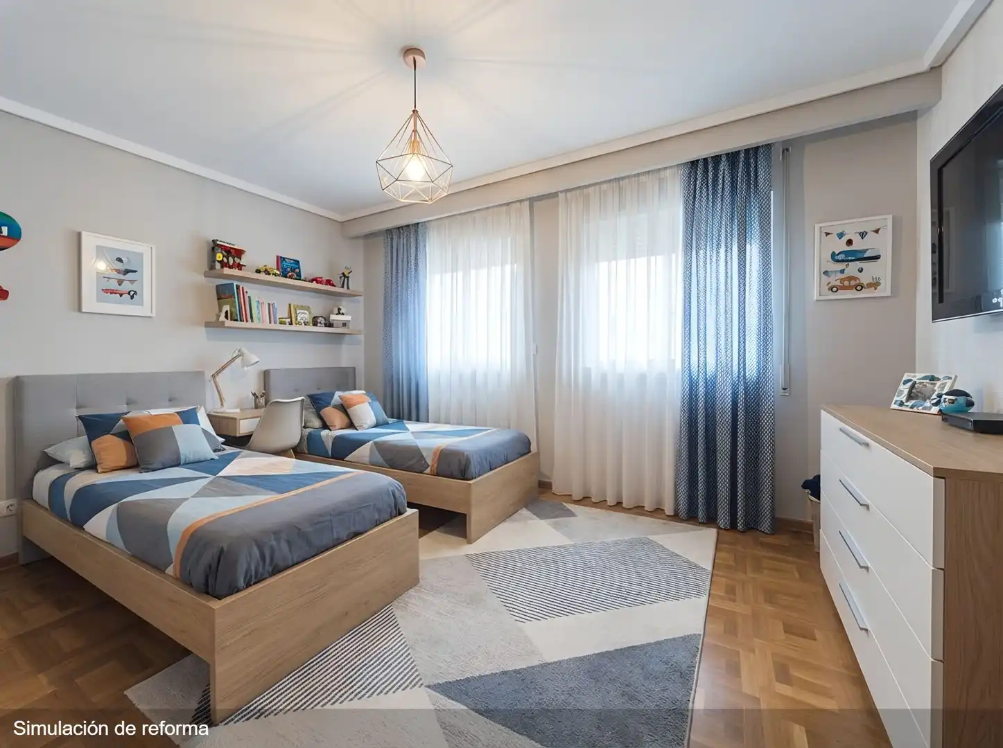 Bedroom of Flat for sale in Zaragoza  with Heating and Terrace