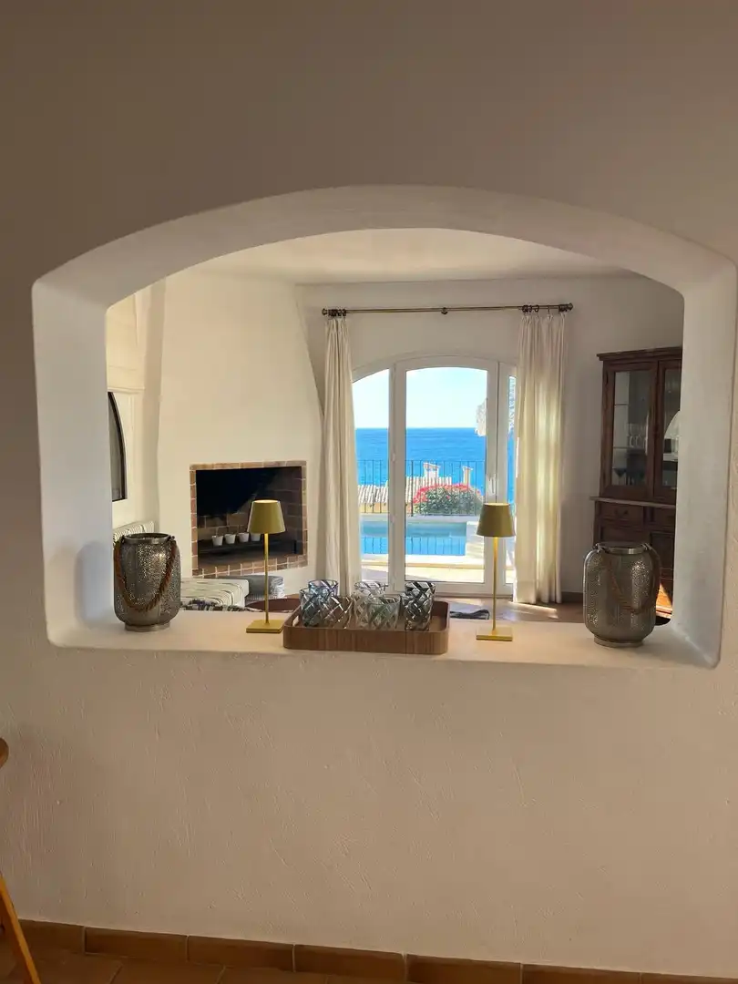 Sala de estar de Casa o chalet de alquiler en Andratx con Calefacción, Jardín privado y Terraza