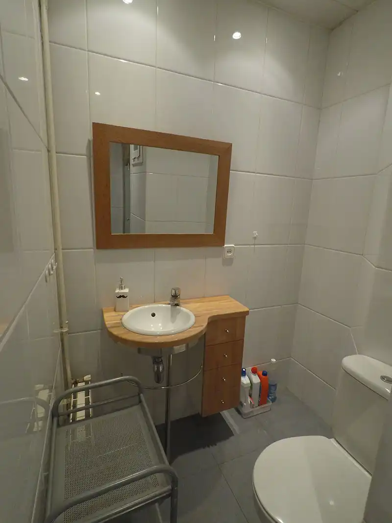 Bathroom of Flat for sale in Barcelona  with Air Conditioner, Heating and Parquet flooring