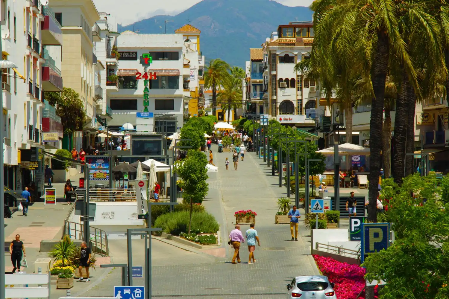 Vista exterior de Pis de lloguer en Marbella amb Aire condicionat, Terrassa i Traster