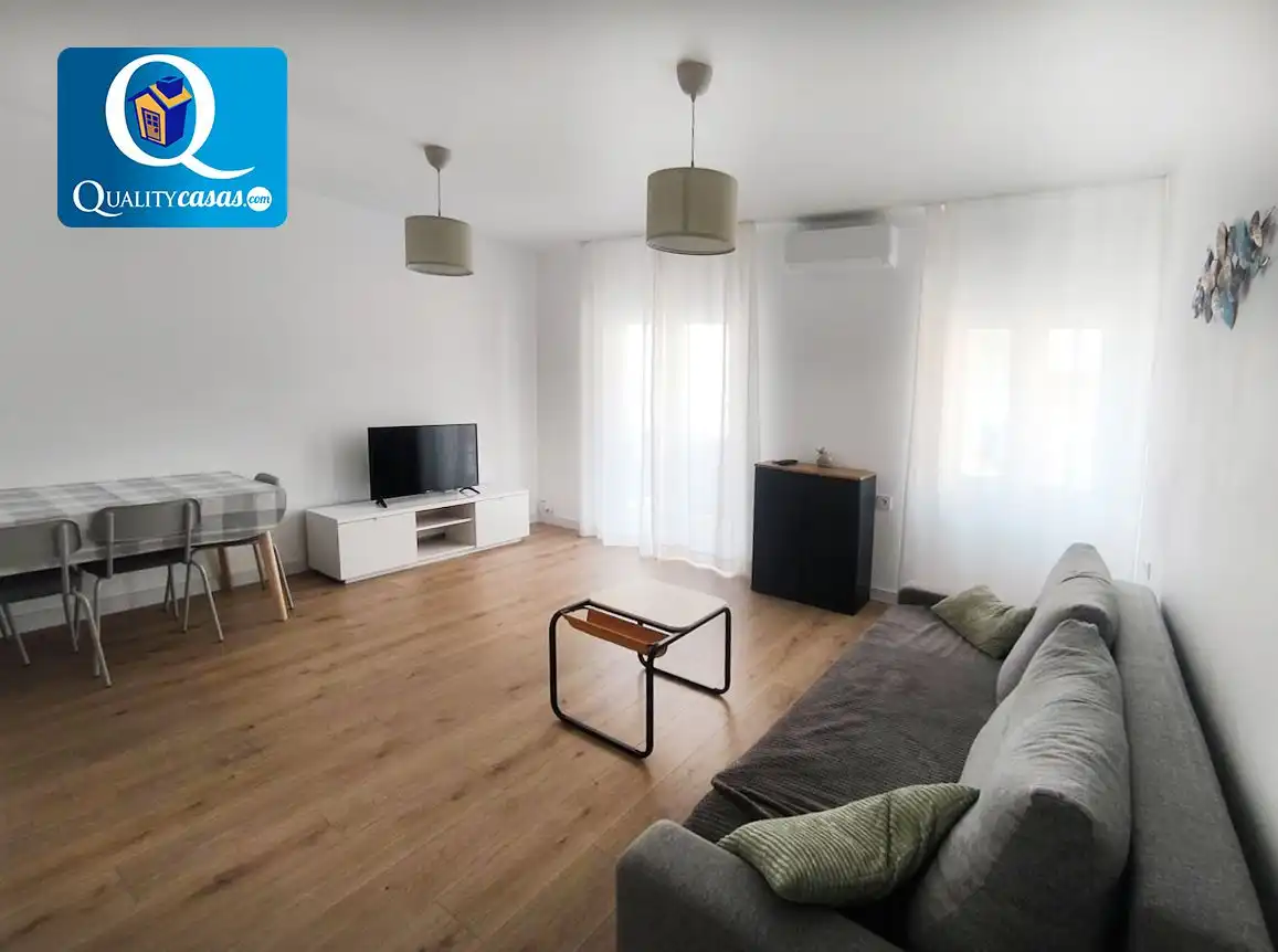 Sala de estar de Apartamento en venta en Alicante / Alacant con Aire acondicionado, Calefacción y Terraza