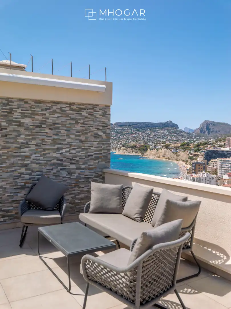 Terraza de Ático en venta en Calpe / Calp con Aire acondicionado, Calefacción y Terraza