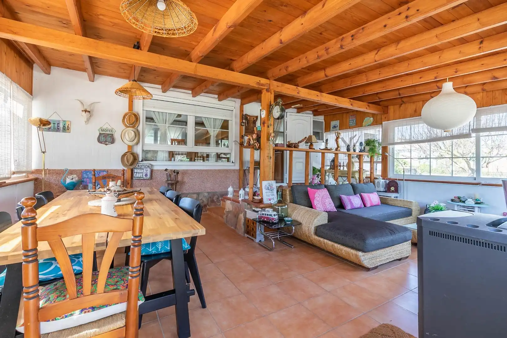 Living room of Houses for sale in Almoguera  with Air Conditioner, Heating and Private garden