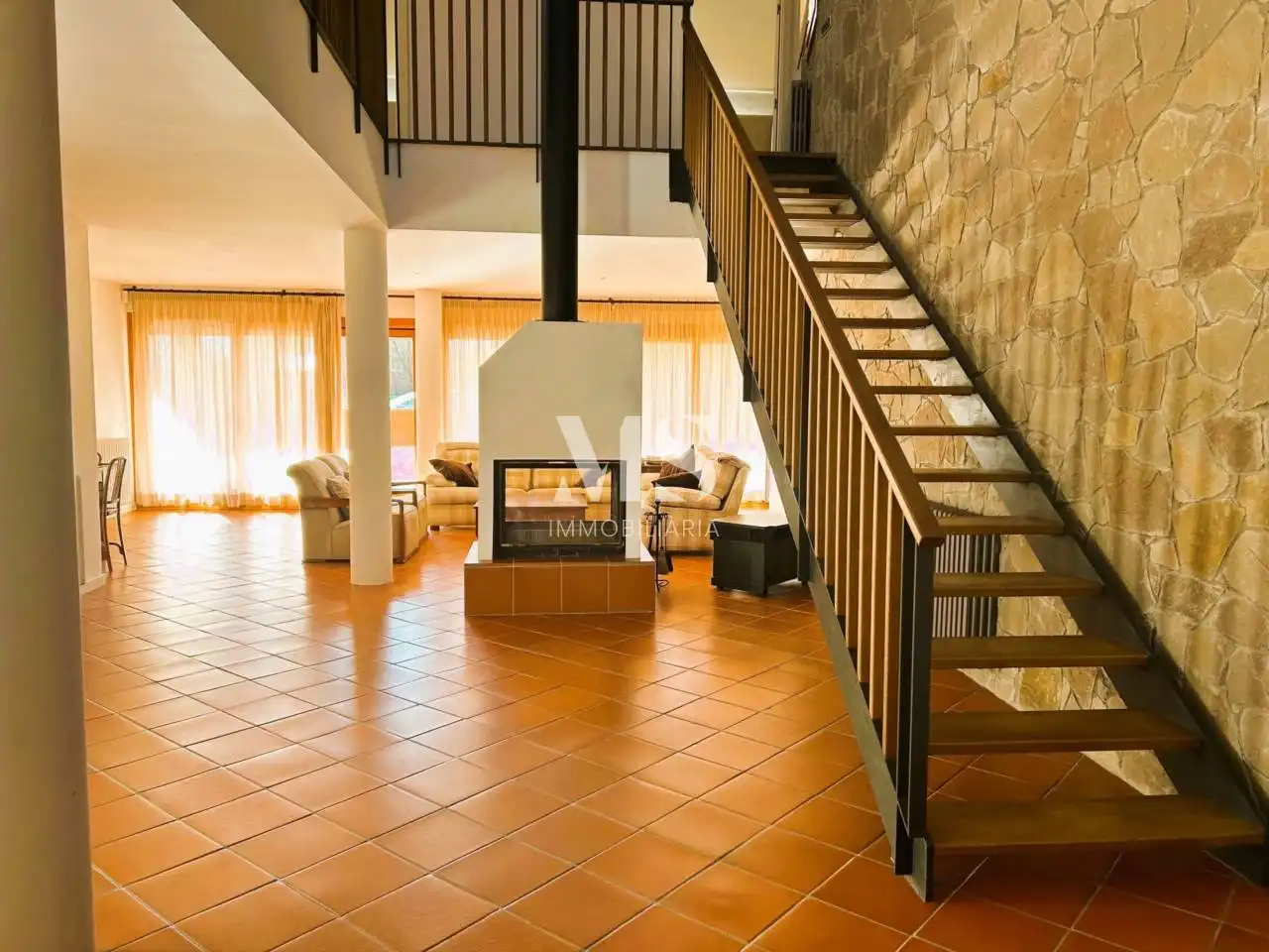 Living room of Houses for sale in Sora  with Heating, Private garden and Terrace