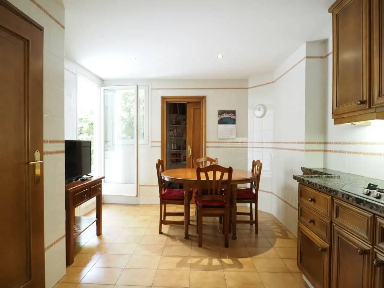 Esszimmer von Wohnung zum Verkauf in Granollers mit Heizung, Parkett und Terrasse
