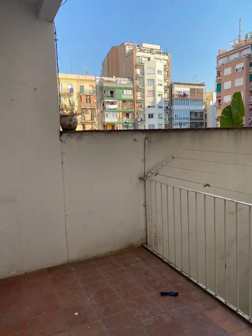 Terraza de Apartamento de alquiler en Barcelona con Aire acondicionado, Parquet y Balcón