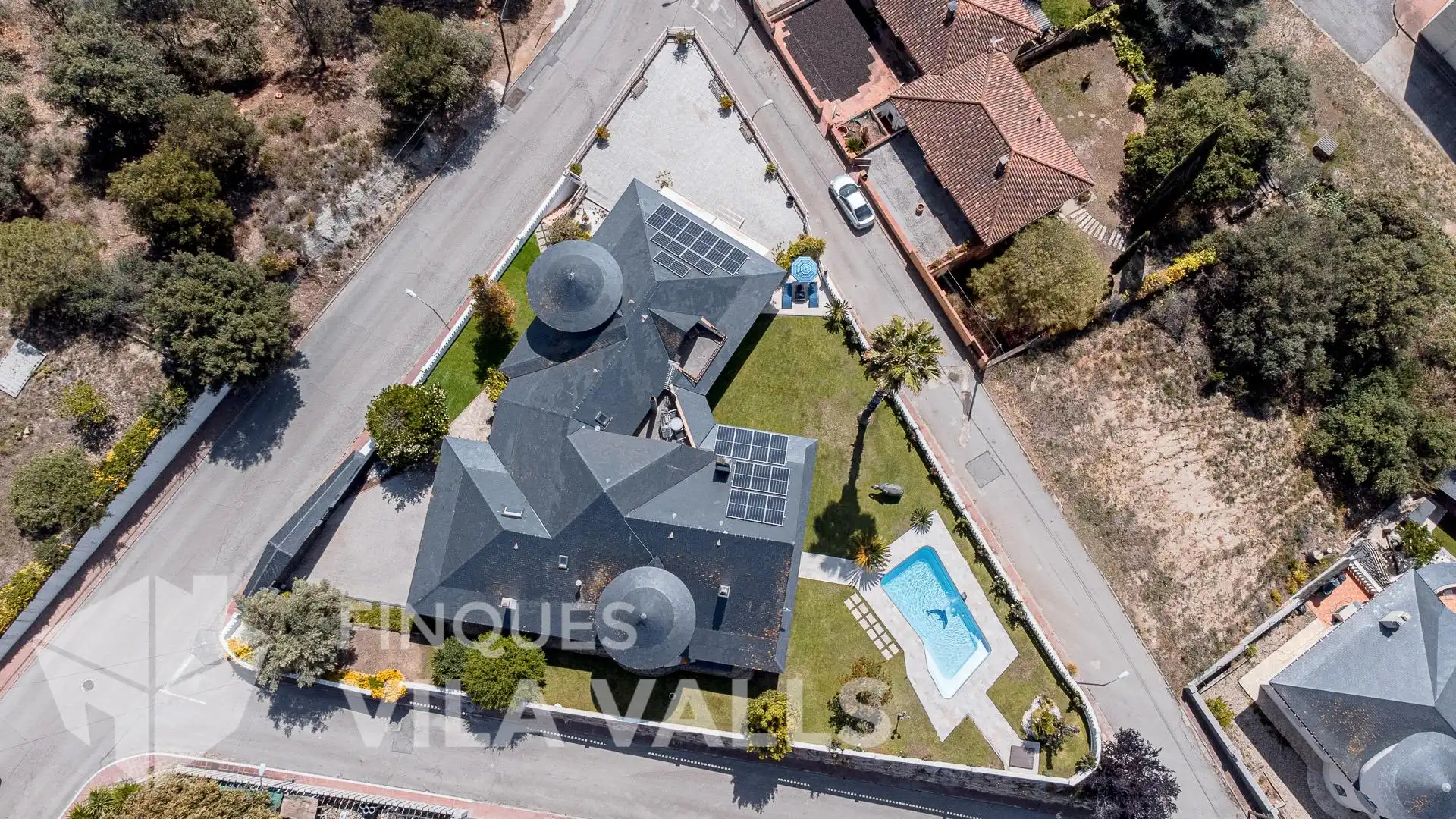 Vista exterior de Casa o chalet en venta en Caldes de Montbui con Aire acondicionado, Jardín privado y Terraza