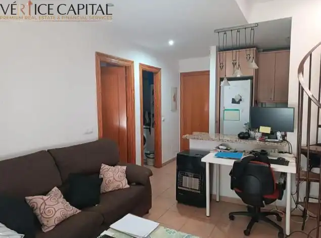 Sala de estar de Dúplex en venta en Málaga con Aire acondicionado, Terraza y Amueblado