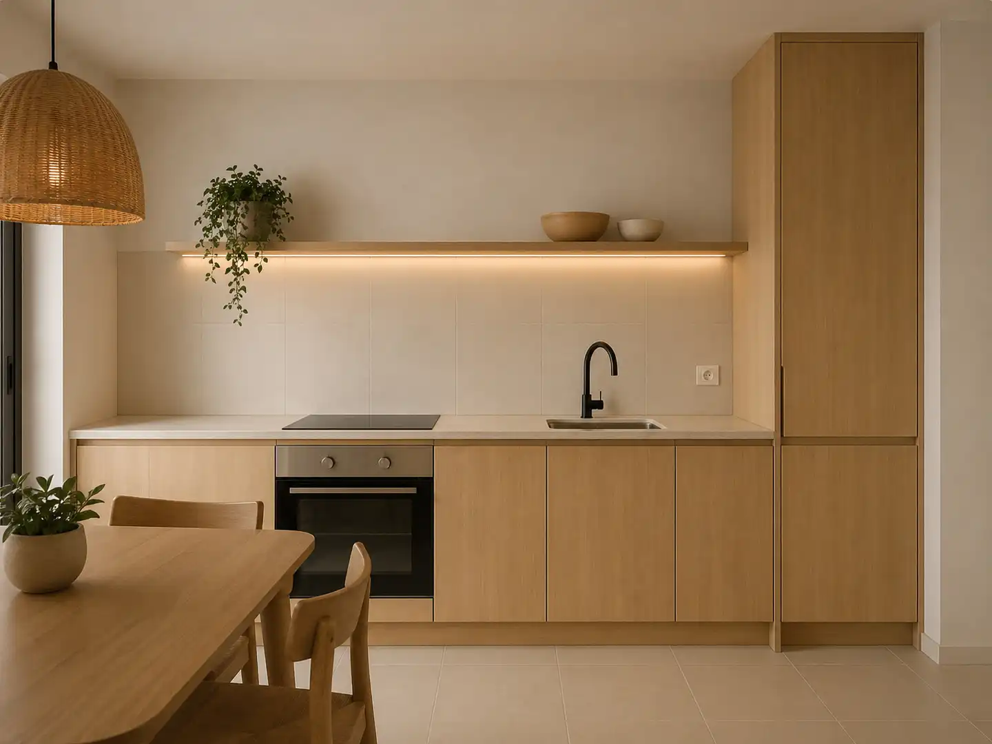 Kitchen of Flat for sale in Madrid  with Air Conditioner, Heating and Storage room