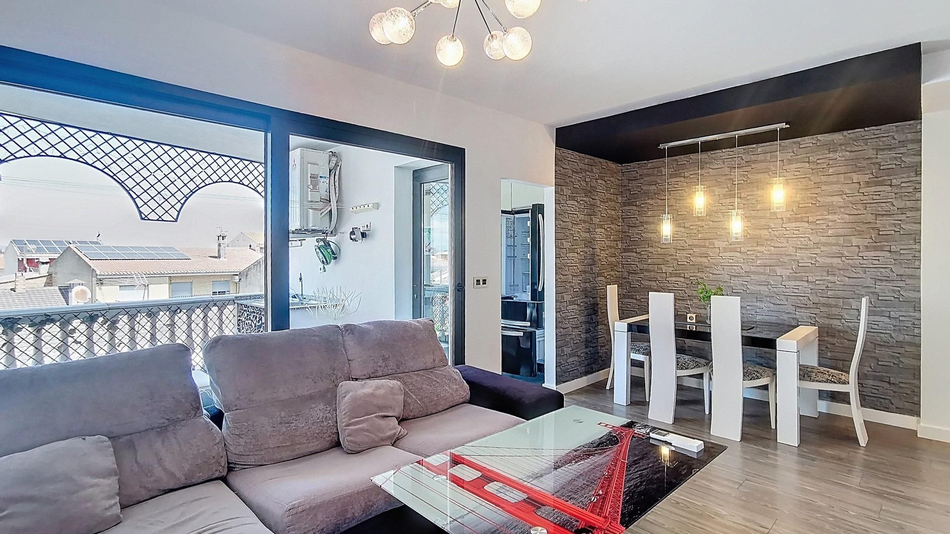 Living room of Flat to rent in Las Gabias  with Air Conditioner, Heating and Terrace