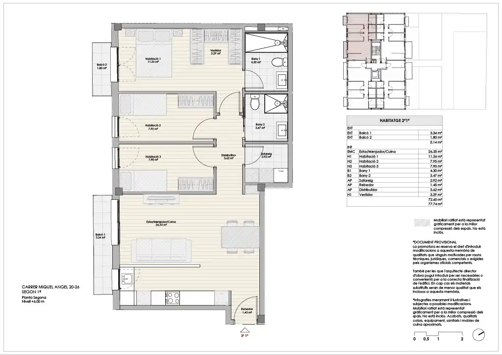Piso con ascensor en venta en Carrer de Miquel Àngel 14, imagen 16