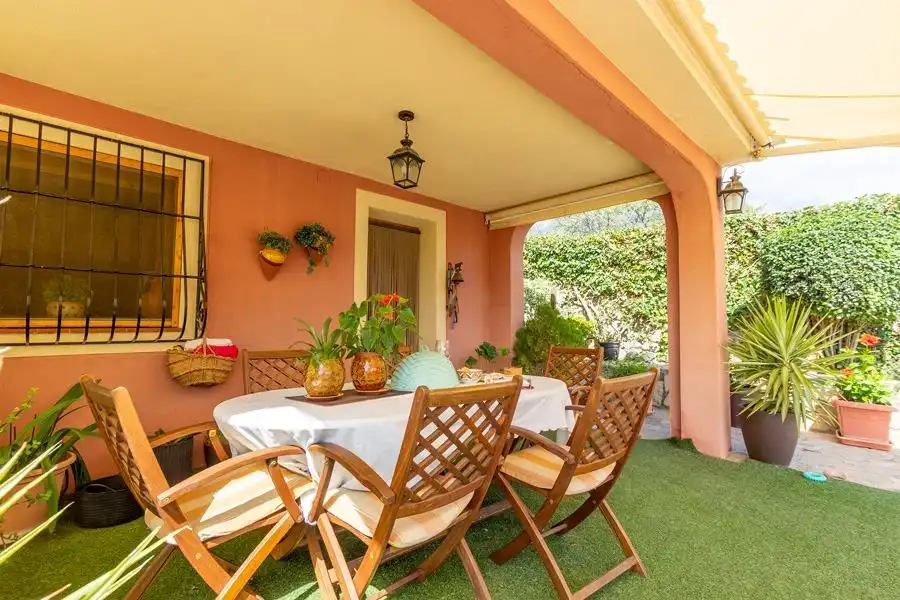 Terrassa de Casa o xalet en venda en Finestrat amb Jardí privat, Terrassa i Traster