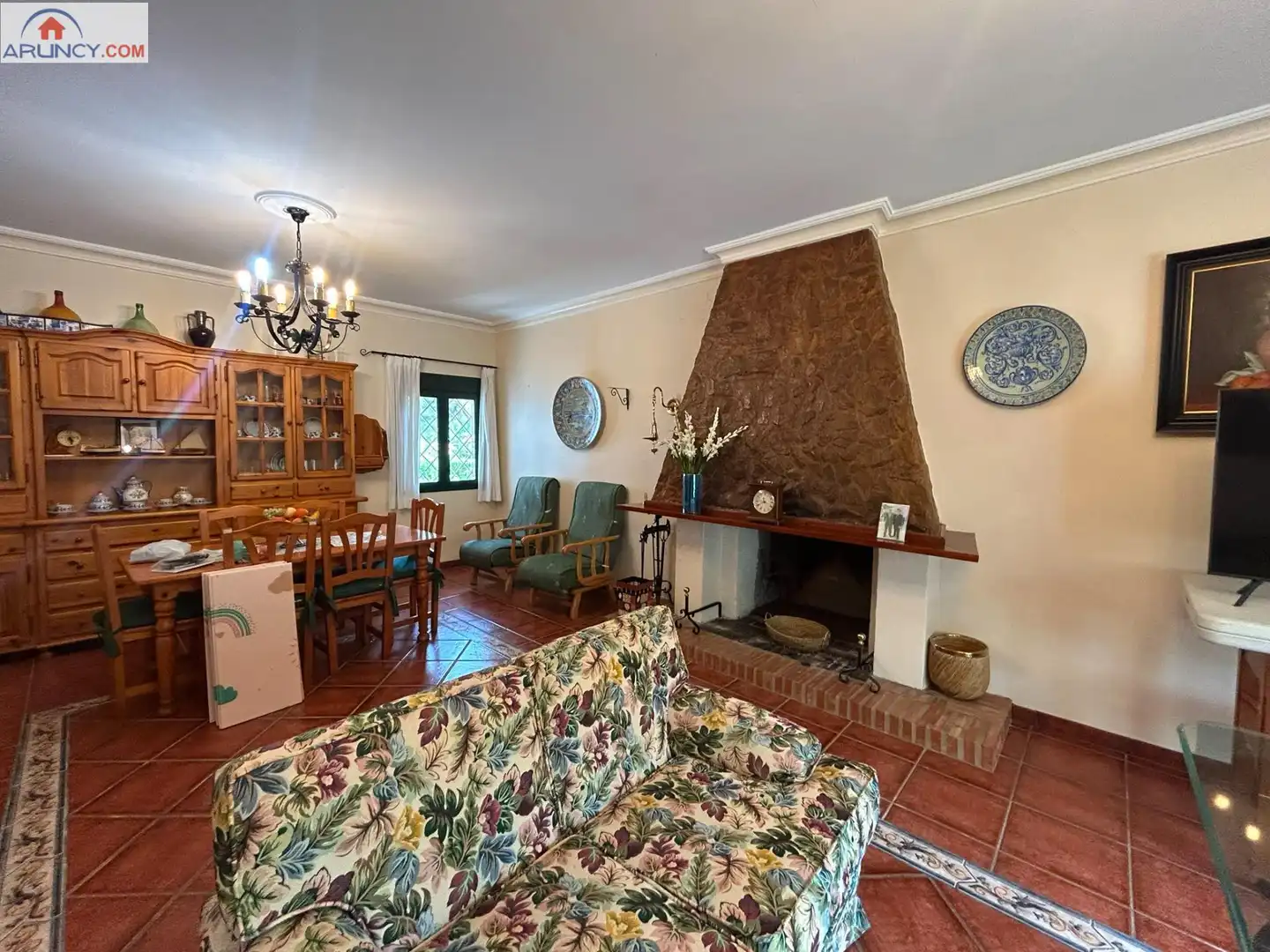 Living room of Houses for rent in Alcalá de Guadaira  with Air Conditioner, Private garden and Terrace