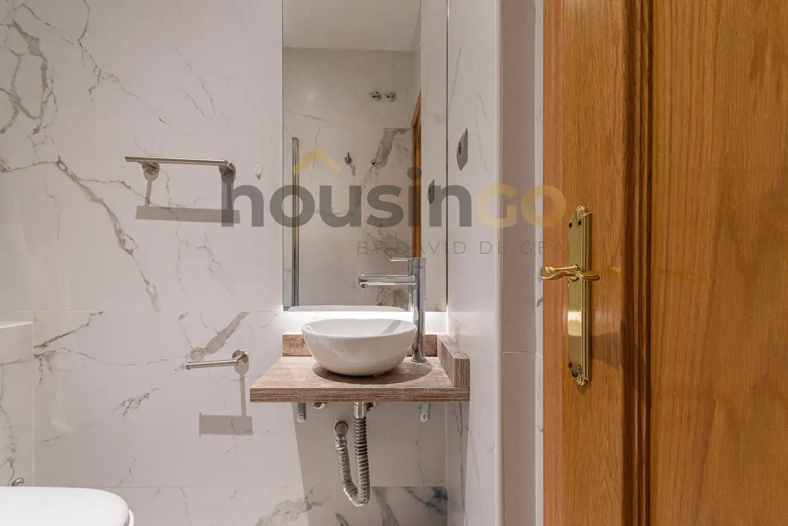 Badezimmer von Wohnung zur Miete in Madrid mit Klimaanlage, Heizung und Möbliert