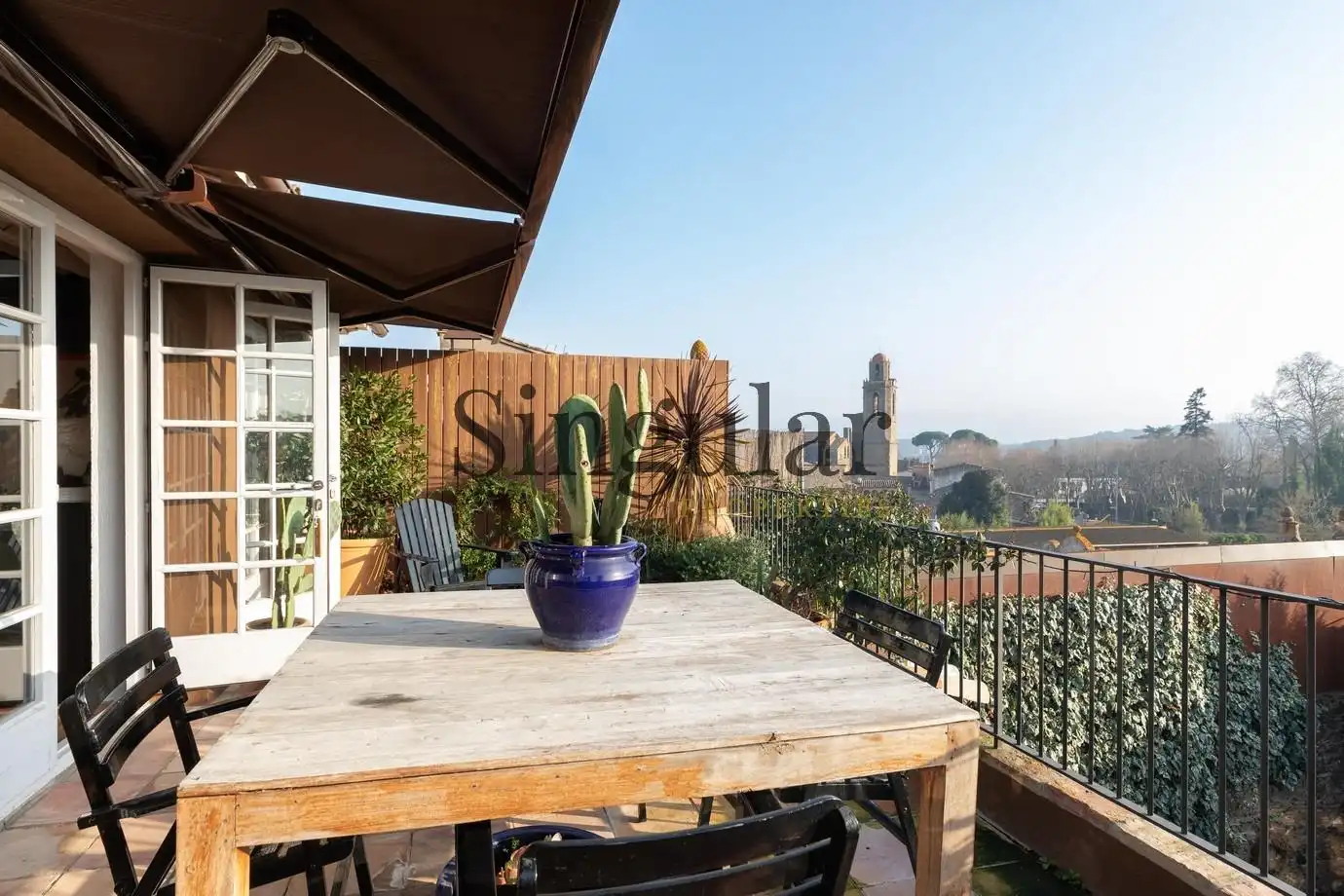Terrassa de Finca rústica en venda en Corçà amb Aire condicionat, Calefacció i Jardí privat