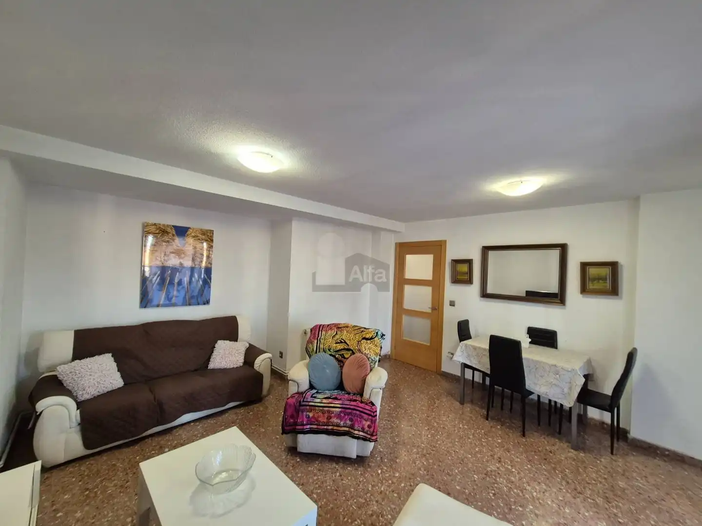 Sala d'estar de Pis en venda en Xirivella amb Aire condicionat, Calefacció i Moblat