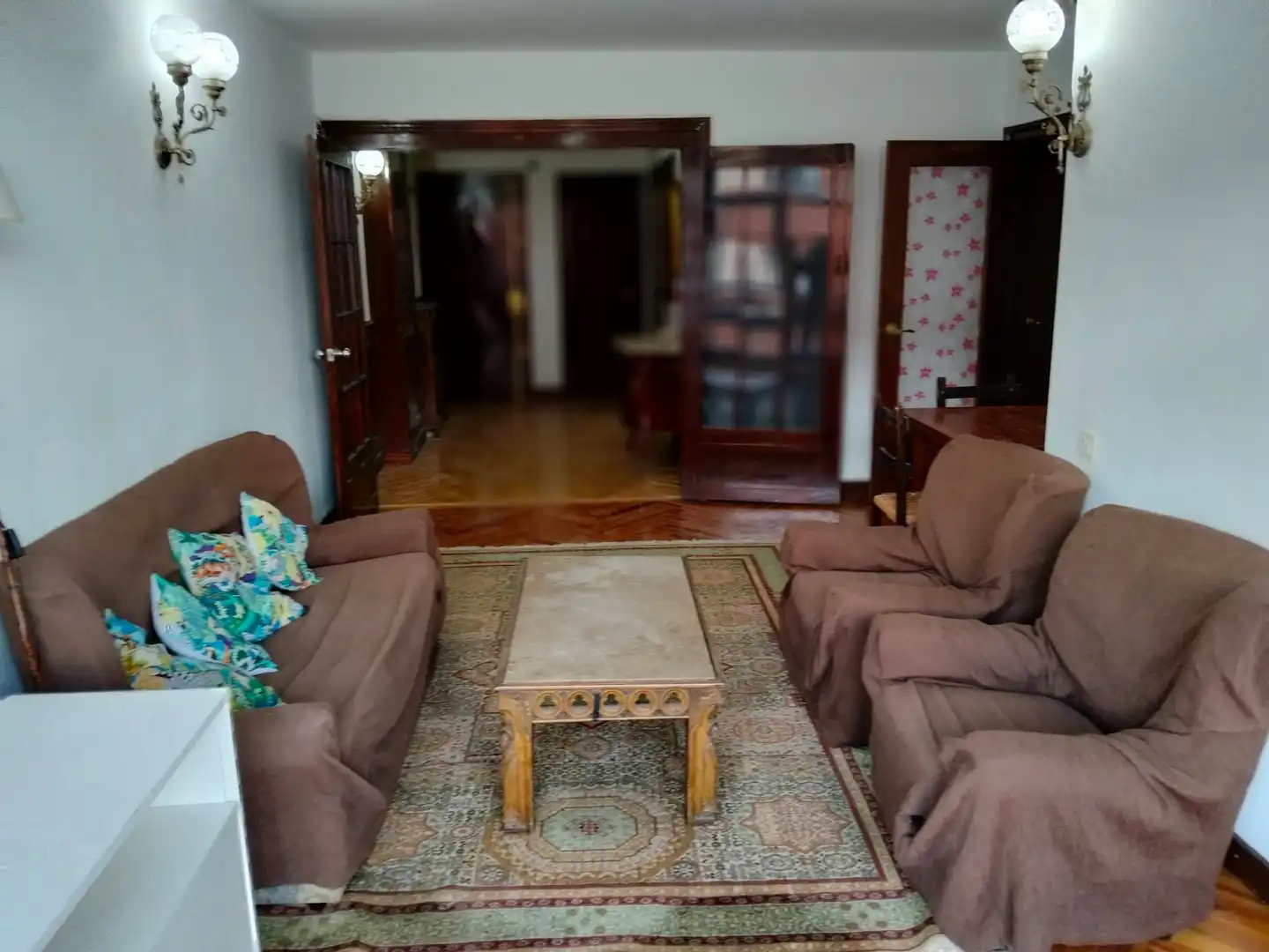 Living room of Flat for sale in Bilbao   with Heating and Balcony