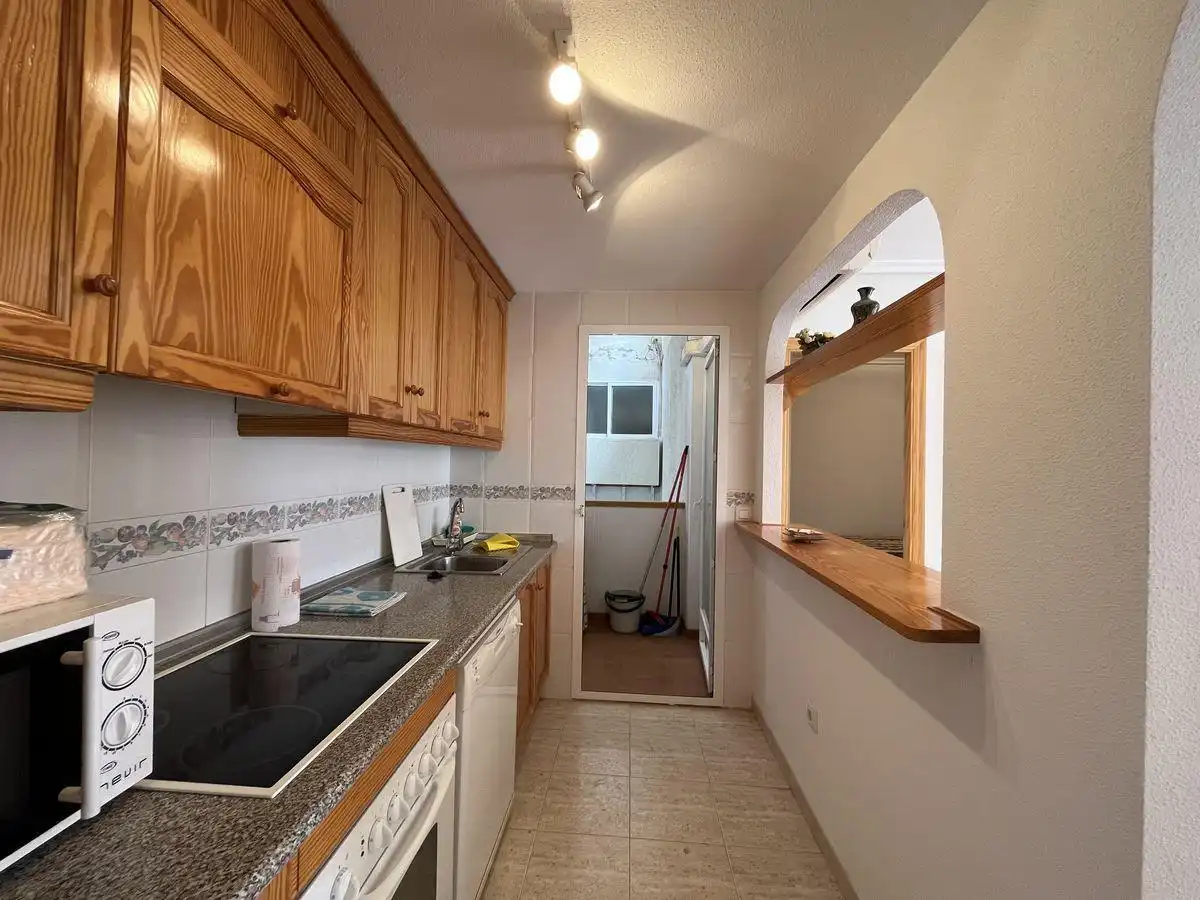 Küche von Wohnung zur Miete in Vera mit Klimaanlage, Terrasse und Schwimmbad