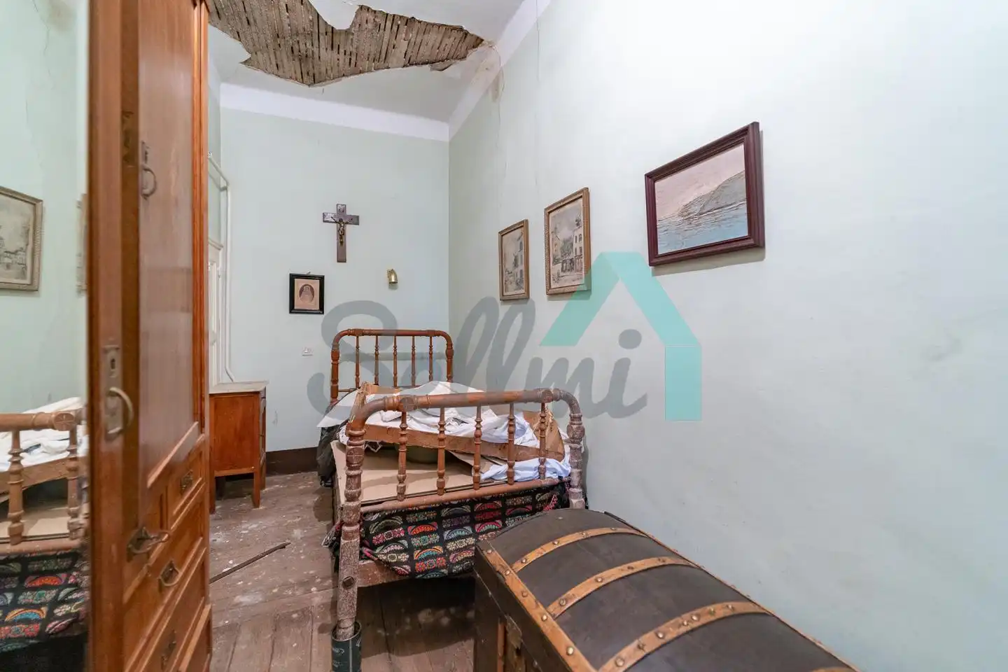 Dormitori de Casa o xalet en venda en Piloña amb Jardí privat, Parquet i Terrassa