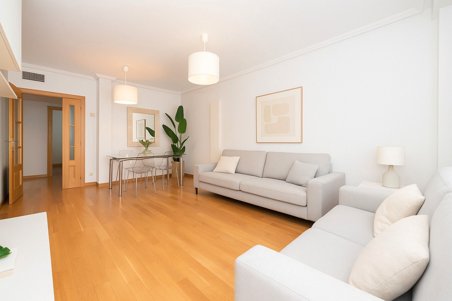 Living room of Flat for sale in San Sebastián de los Reyes  with Terrace, Storage room and Community pool