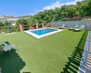 Piscina de Finca rústica de lloguer en Torrox amb Aire condicionat, Jardí privat i Piscina