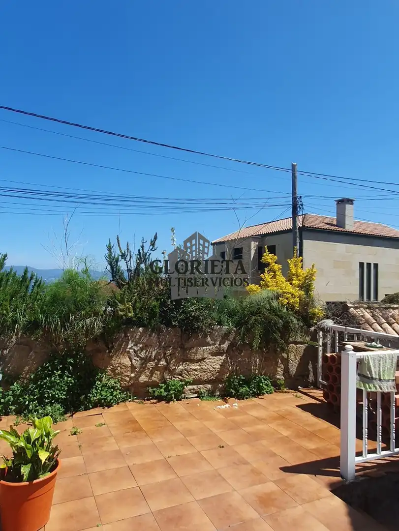 Exterior view of Houses for sale in Vigo   with Heating, Parquet flooring and Terrace