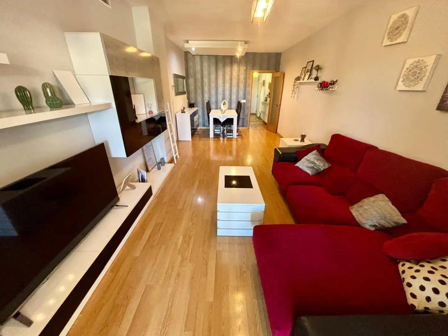 Living room of Flat for sale in Benalmádena  with Air Conditioner, Private garden and Terrace