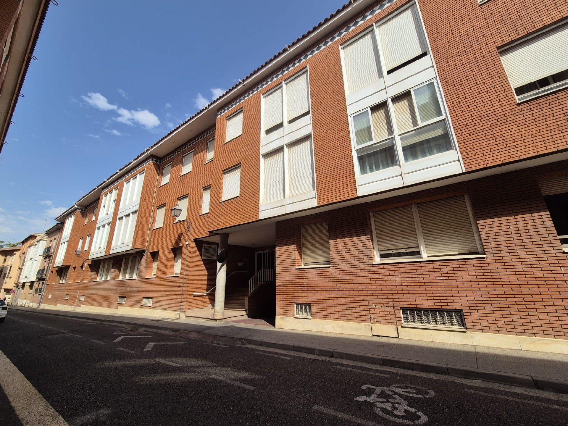Vista exterior de Apartamento de alquiler en Palencia Capital con Calefacción y Amueblado