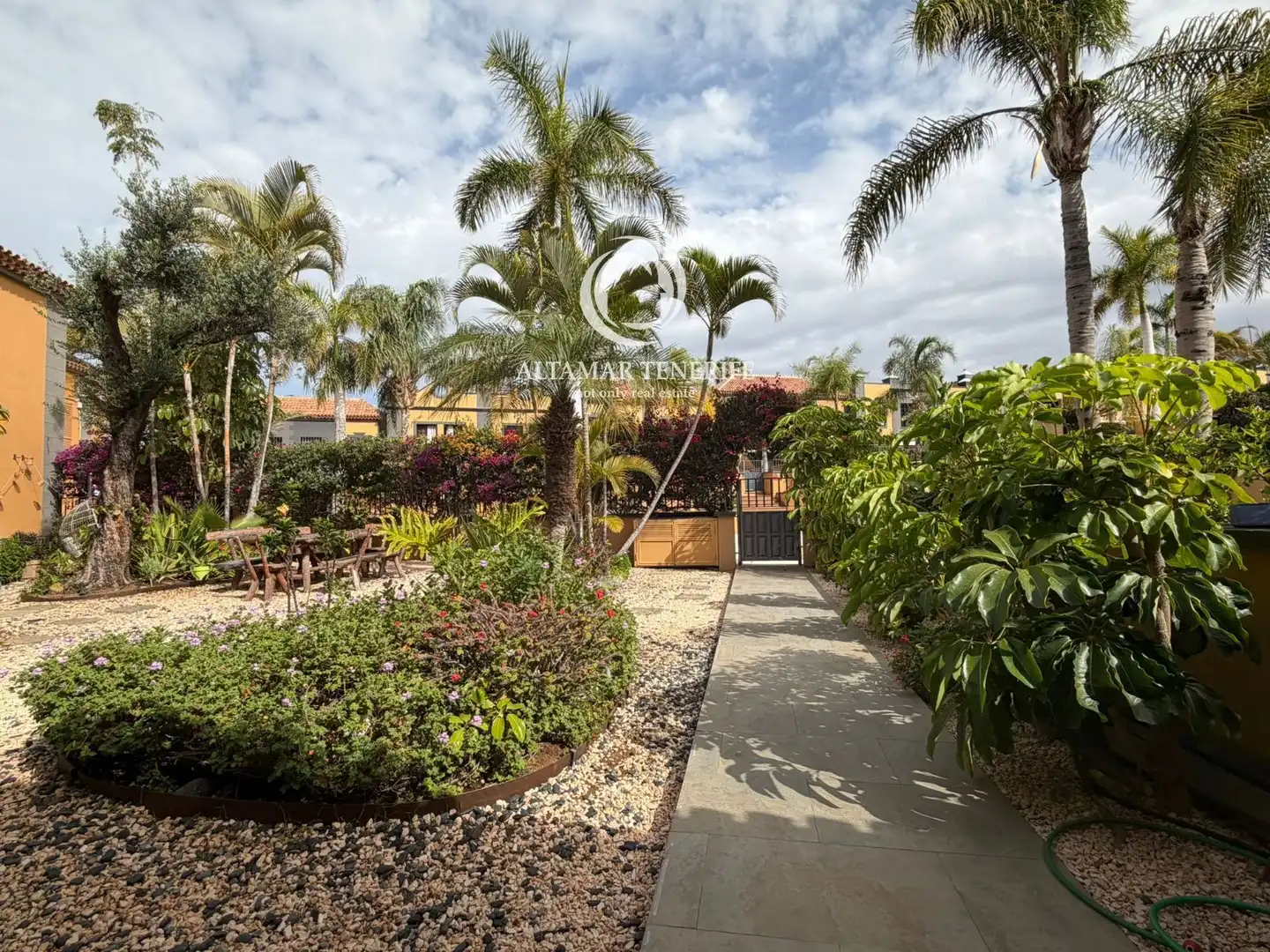 Terrasse von Einfamilien-Reihenhaus zur Miete in Adeje mit Klimaanlage, Terrasse und Abstellraum
