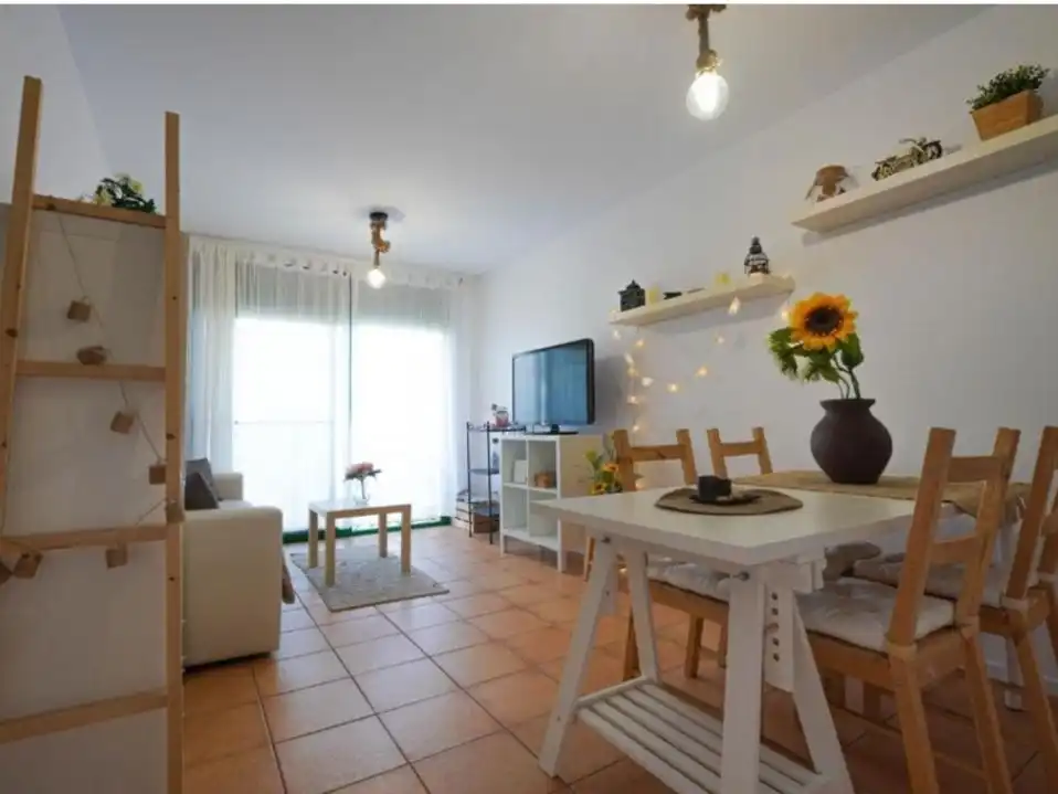 Sala d'estar de Apartament en venda en Amposta amb Aire condicionat, Terrassa i Balcó