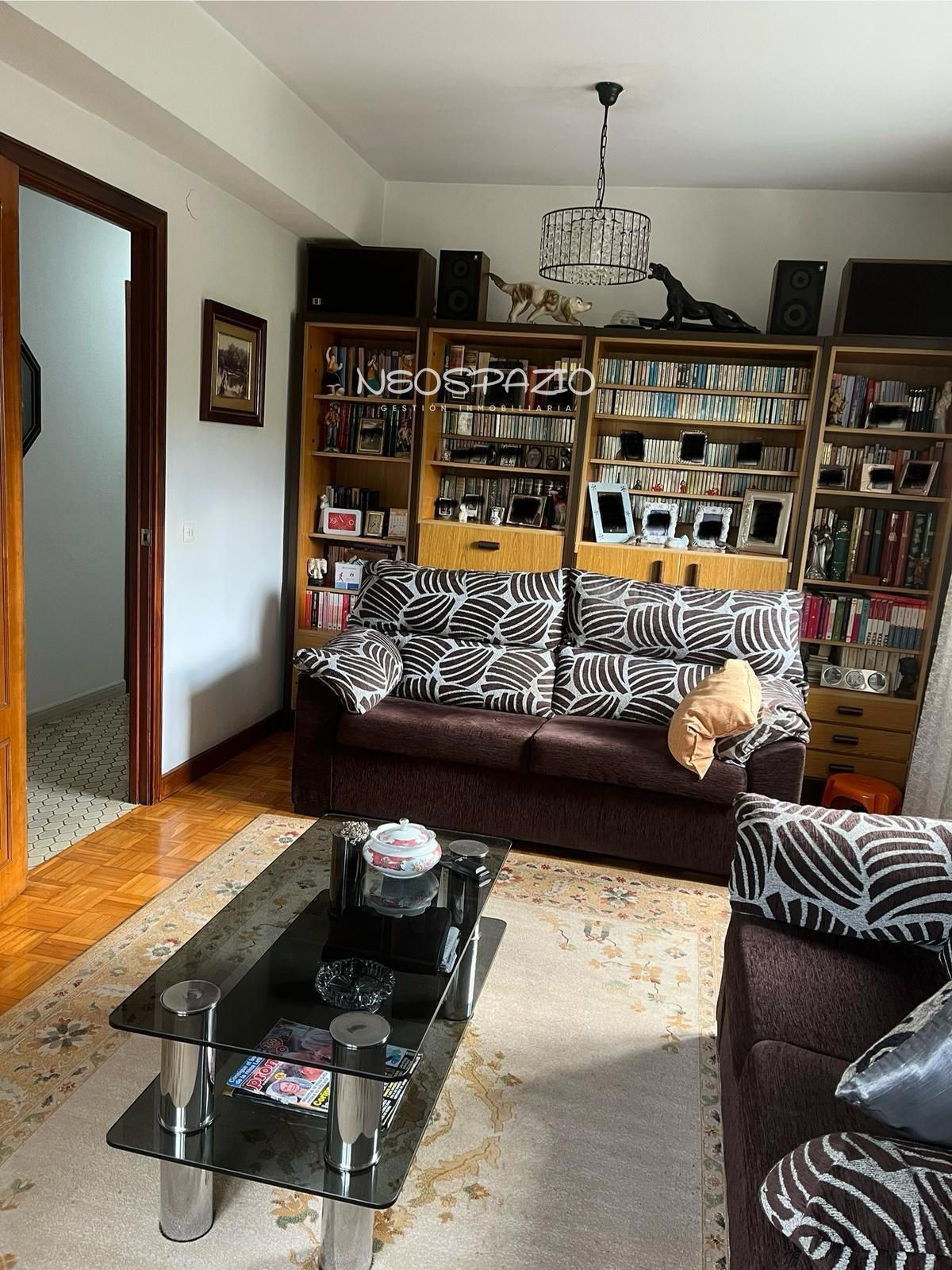 Sala de estar de Piso de alquiler en Lugo Capital con Calefacción y Amueblado
