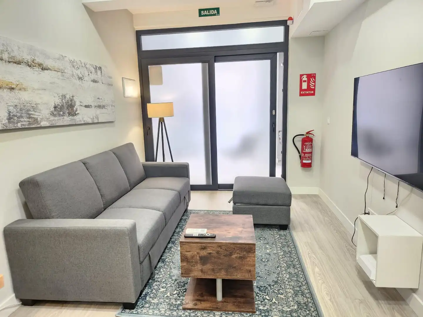 Sala de estar de Planta baja en venta en Valencia con Aire acondicionado, Terraza y Amueblado
