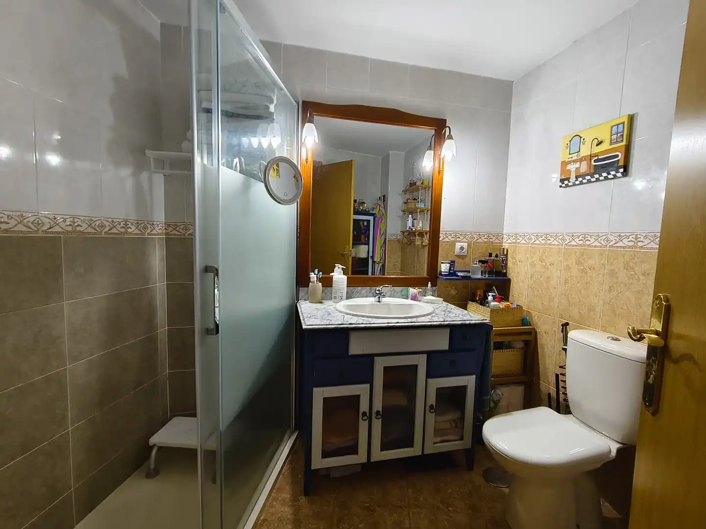 Baño de Piso en venta en Alicante / Alacant con Aire acondicionado, Amueblado y Balcón