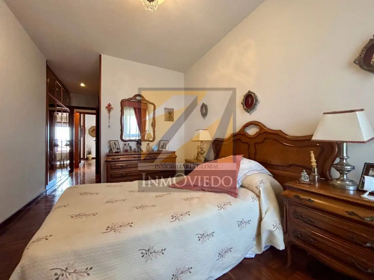 Bedroom of Flat for sale in Avilés  with Heating, Parquet flooring and Terrace