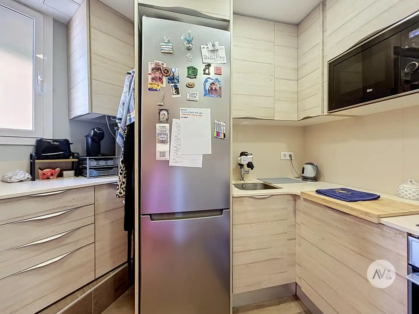 Cocina de Apartamento en venta en Barcelona con Aire acondicionado, Calefacción y Parquet
