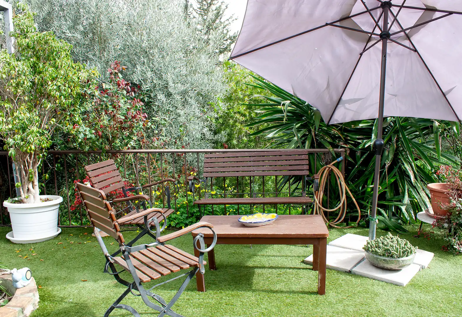 Terrassa de Casa o xalet en venda en Coín amb Aire condicionat, Jardí privat i Terrassa