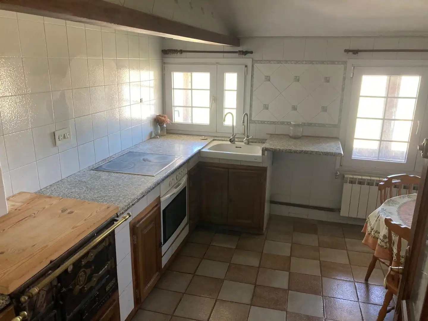 Cocina de Casa o chalet en venta en Valdealgorfa con Calefacción, Jardín privado y Terraza