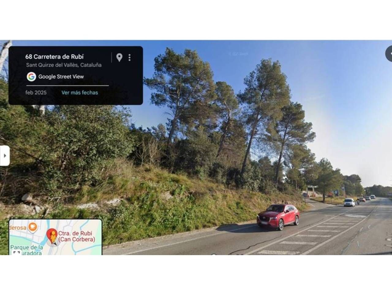 Vista exterior de Terreny industrial en venda en Sant Quirze del Vallès